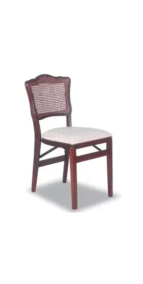 562771 Stakmore Set Of 2 French Cane Folding Chair - Cherry