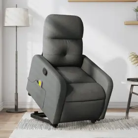 Stand Massage Recliner Chair Dark Green 721012221574 Up Fabric