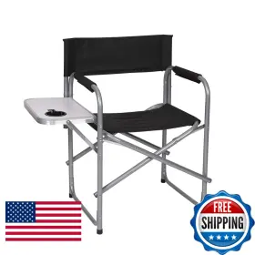 B010672dtm Stansport Directors Chair Side Table One Size Black