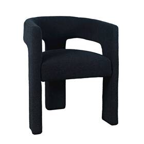 Starlight Canyon Home Bo3941893wht Black Upholstered Dining Chair For Room And Kitchen Table Seating