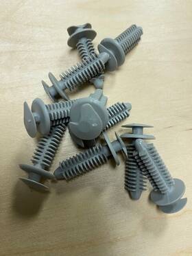 Steelcase 4530511sr Chair Back Christmas Tree Clips 1 Inch 10 Pcs