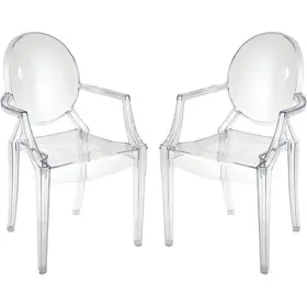 4210-004 Sterling Industries 4210-004/s2 Vanish Clear Chair Set Of 2
