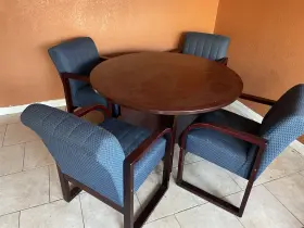 Tu500ab Steve Silver Co Round Table And Chairs