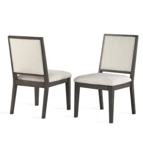 Mi500s Steve Silver Mila Gray Polyester Side Chair Set Of 2