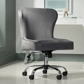 0-7gy Studio 55d Erin Gray Fabric Adjustable Office Chair