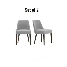 309041896 Stylewell Upholstered Dining Chairs With Tufted Back Biscuit Beige Set Of 2 32b