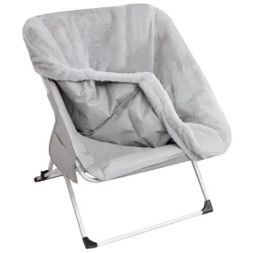 5889epk1 Sunnyfeel Comfy Folding Saucer Chair For All Seasons Removal Faux Fur Soft Ad