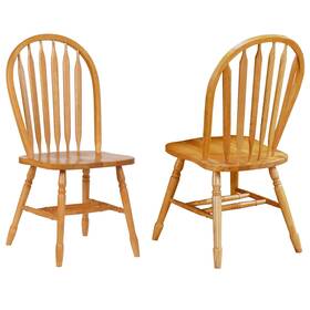 Sunset Trading Dlu-820-lo-2 Oak Selections Dining Chair 38 Inch Light Finish