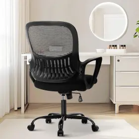 Sweetcrispy 725380220007 Office Computer Desk Managerial Executive Chair Black