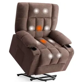Sweetcrispy 792138537984 Recliner Chair With Vibrating Massage And Heating Home Theater Seating