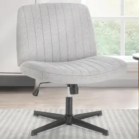 As1w61gr Sweetcrispy Criss Cross Chair Legged Armless Office Wide Desk No Wheels