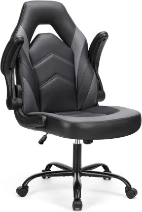Cdhncj-38 Sweetcrispy Computer Gaming Desk Chair - 25.39 Inch D X 27.76 W 45.67 H Grey