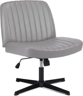 Ncuiq67 Sweetcrispy Office Chair No Wheels - Armless Desk Cross Legged O