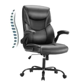 Sweetrcrispy 706859204834 Ergonomic Computer Gaming Office Chair Heavy Duty Task Black Flip Armrests