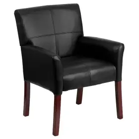 Taylor 313016397348 Leathersoft Upholstered Executive Side Reception Chair Lobby