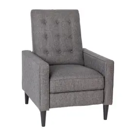 Re-497194-taylh Taylor Logan 29 Inch W Gray Mid-century Modern Tufted Upholstered Pushback