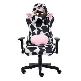Rta-ts85-cow Techni Mobili Sport Ts85 Cow Print Luxx Series Gaming Chair