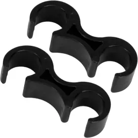 Tentandtable 840344513954 Plastic Folding Chair Alignment Clips Black 2 Pack Ganging Clip Organizer