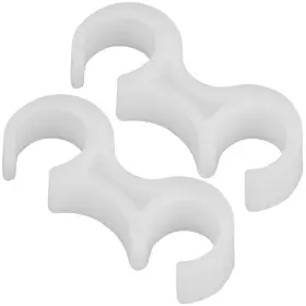 Cy-pfgcwt-25 Tentandtable Plastic Folding Chair Alignment Clips White 50 Pack Ganging Clip Organizer