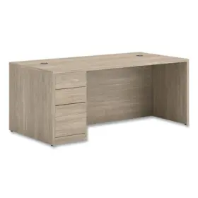 105896llki1 The Hon 10500 Series Single Full-height Pedestal Desk Left