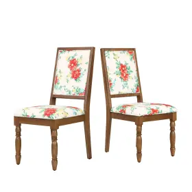 Pws336158813017 The Pioneer Woman Callie Vintage Floral Dining Chairs Made With