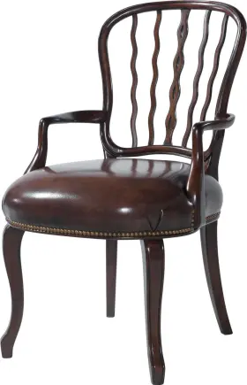 Al41043.2ajb Theodore Alexander Antique George Seddon Mahogany Dining Armchair