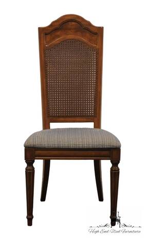 Thomasville 4921-861-862 Furniture Romano Collection Walnut Italian Provincial Cane Back D