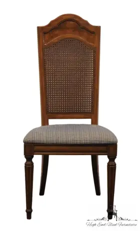 4921-861-862 Thomasville Furniture Romano Collection Walnut Italian Provincial Cane Back D 4921-861-862 Thomasville Furniture Romano Collection Walnut Italian Provincial Cane Back D
