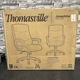 Thomasville 60071-lgry Furniture Josephine Ergonomic Bonded Swivel Manager Chair