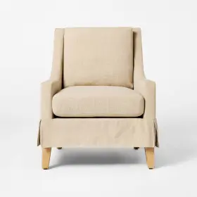 Threshold 198101785145 Camas Slipcover Accent Chair Khaki