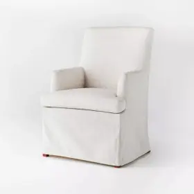 79553048 Threshold Upholstered Slipcover Dining Chair Cream -