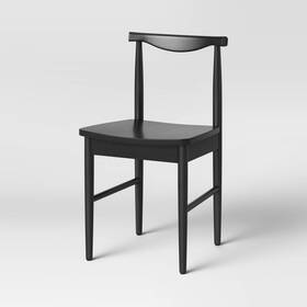 Threshold 82057850 Biscoe Wood Dining Chair Black -