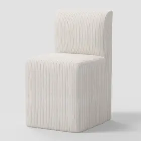 93814397 Threshold Cora Dining Chair In Pinstripe Glacier -