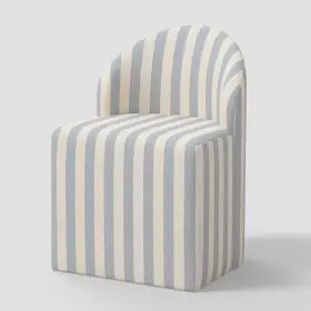 94794379 Threshold Ella Tub Upholstered Dining Chair Malcolm Stripe/blue -