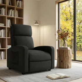 Tl-rc-1 Tlsunny Fabric Recliner Chair Single Reclining Sofa With Thicker Seat Cushion And A