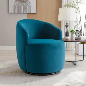 W52780811 Tmsan Swivel Accent Chair Modern Round Vanity For Living Room Comfy