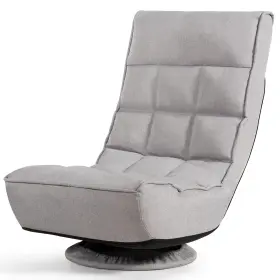 Topb002646 Topbuy 360 Degree Swivel Sofa 4-position Adjustable Recliner Chair Gray