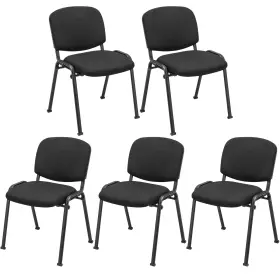 Topb007051 Topbuy Set Of 5/10 Conference Room Chairs Stackable Guest With