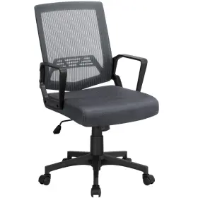 Tmwbjn0008 Topeakmart Mid-back Mesh Office Chair Ergonomic Height Adjustable Computer Used