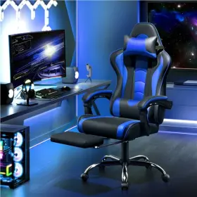 Tmxv610003 Topeakmart High Back Ergonomic Gaming Chair Adjustable With Massage Lumbar Support Used