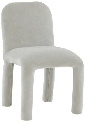 Tov-d68635 Tov Furniture Georgia 19 3/4 Inch Wide Light Gray Fabric Dining Chair