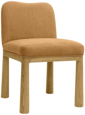 Tov Furniture Tov-d69036 Tiara 19 3/4 Inch Wide Modern Cognac Velvet Dining Chair