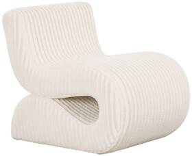 Tov Furniture Tov-s69038 Senna 22 Inch Wide Cream Corduroy Fabric Modern Accent Chair