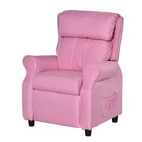 Uirio 732845931637 Kids Recliner Adjustable Armchair Sofa Soft Sponge Cushion Accent Chair Pink