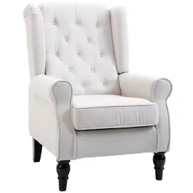 833-695v80cw Uirio Tufted Accent Arm Chair Fabric Single Wingback Upholstered Living Room Bedroom