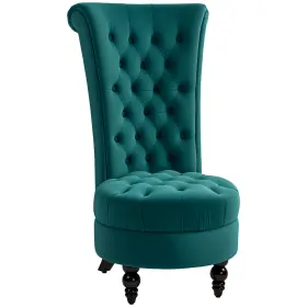Us01-831105v82gn Uirio High Back Armless Accent Chair Upholstered Tufted For Dining Living Room Bedroom