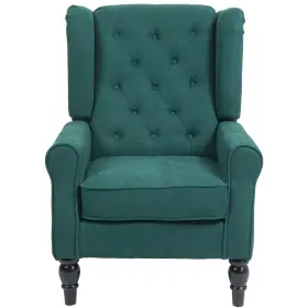 Us01-833695v80dg Uirio Wingback Accent Chair For Living Room Button-tufted Lounge Round Armrests