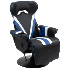 Us01-833888v80bu Uirio Racing Gaming Office Chair Recliner Reclining With Lumbar Support Cup Holder