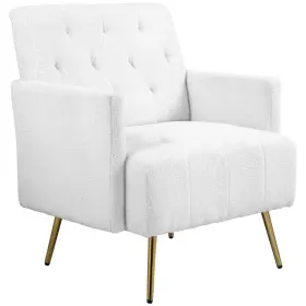 Us01-839920v80wt Uirio Upholstered Armchair Accent Sofa Chair Tufted For Reading Living Room Bedroom