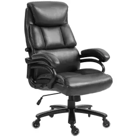Us01-921695v00bk Uirio Big And Tall Office Chair Executive Computer With Pu Leather Adjustable Height